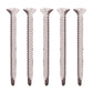 IMScrews 100 шт. # 14 x 2 дюйма, самосверлящие винты Phillips с плоской головкой из нержавеющей стали, винты из нержавеющей стали 410 с полной резьбой для листового металла Tek, винты по дереву и металлу