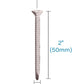 IMScrews 100 шт. # 14 x 2 дюйма, самосверлящие винты Phillips с плоской головкой из нержавеющей стали, винты из нержавеющей стали 410 с полной резьбой для листового металла Tek, винты по дереву и металлу