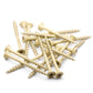 Deck Screws, Exterior Wood Screws #8 x 2 Inch 100 Pcs, Carbon Steel Star Drive and Coarse Threads, Anti-Corrosion, Tan Coated Screws for Decks, Fences and Other Outdoor Use | by IMSCREWS