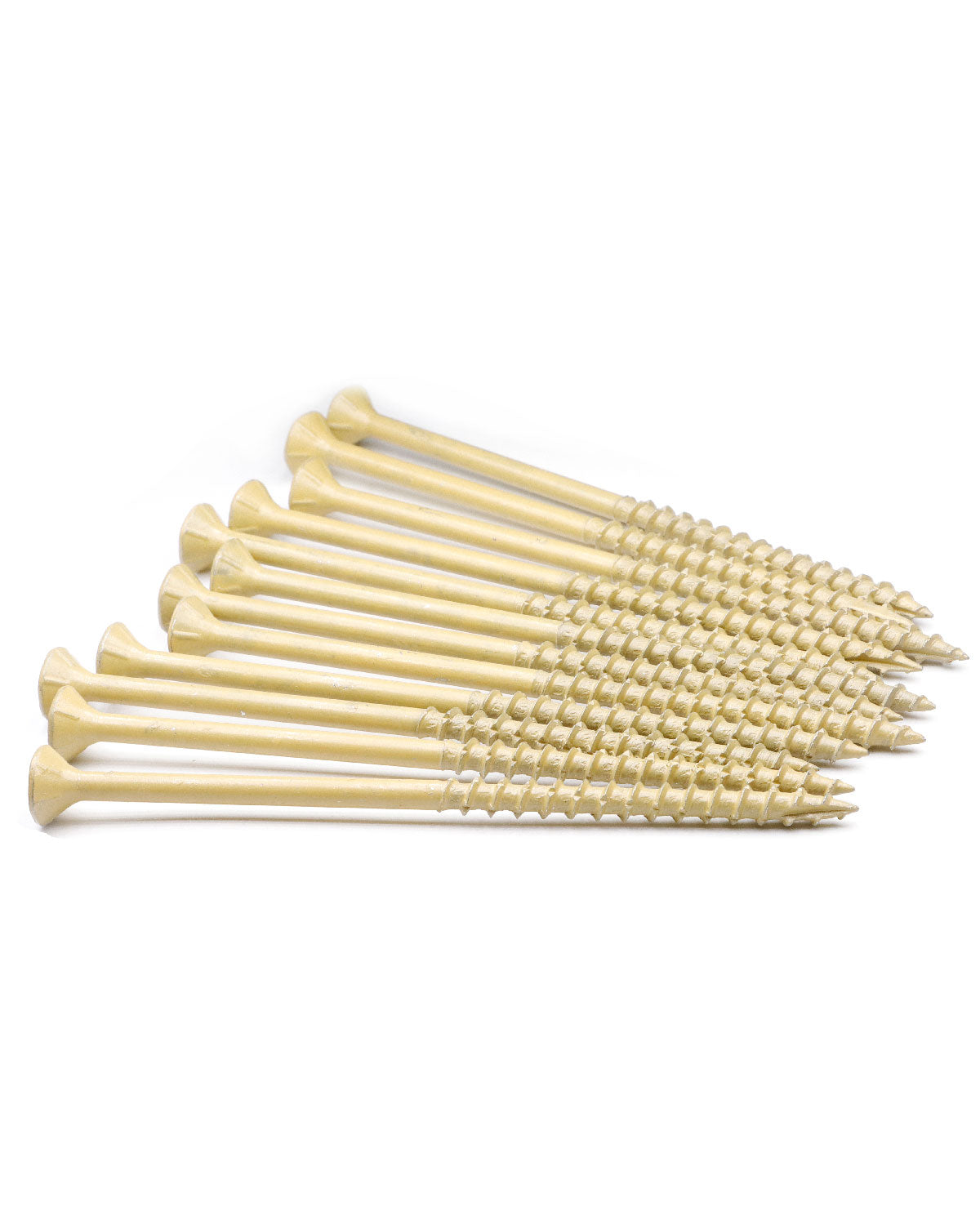 Deck Screws, Exterior Wood Screws #10 x 4 Inch 25 Pcs, Carbon Steel Star Drive and Coarse Threads, Anti-Corrosion, Tan Coated Screws for Decks, Fences and Other Outdoor Use | by IMSCREWS