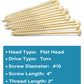 Deck Screws, Exterior Wood Screws #10 x 4 Inch 50 Pcs, Carbon Steel Star Drive and Coarse Threads, Anti-Corrosion, Tan Coated Screws for Decks, Fences and Other Outdoor Use | by IMSCREWS