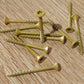 Deck Screws, Exterior Wood Screws #10 x 5 Inch 25 Pcs, Carbon Steel Star Drive and Coarse Threads, Anti-Corrosion, Tan Coated Screws for Decks, Fences and Other Outdoor Use | by IMSCREWS